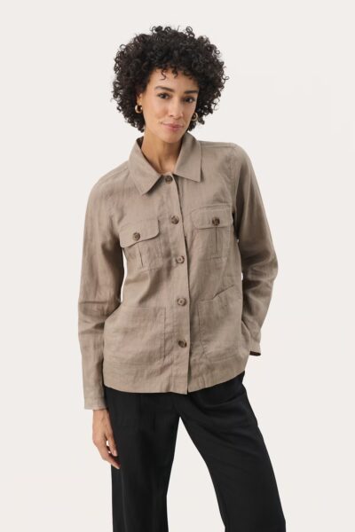 Elnora pellava blazer