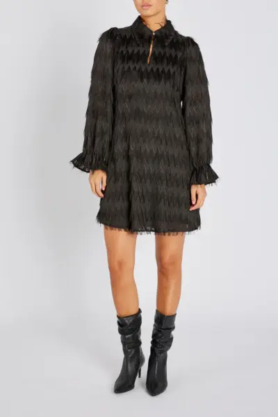Bruuns bazaar Frilly Armade mekko