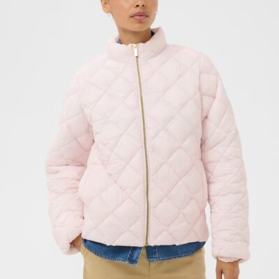 Olia tikkitakki vaalean roosana