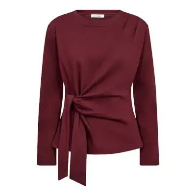 Oriane pleat tie tee